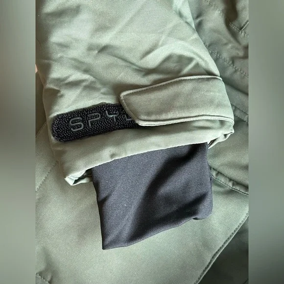 Spyder Women's Olive Hooded Puffer Coat - Picture 16 of 16